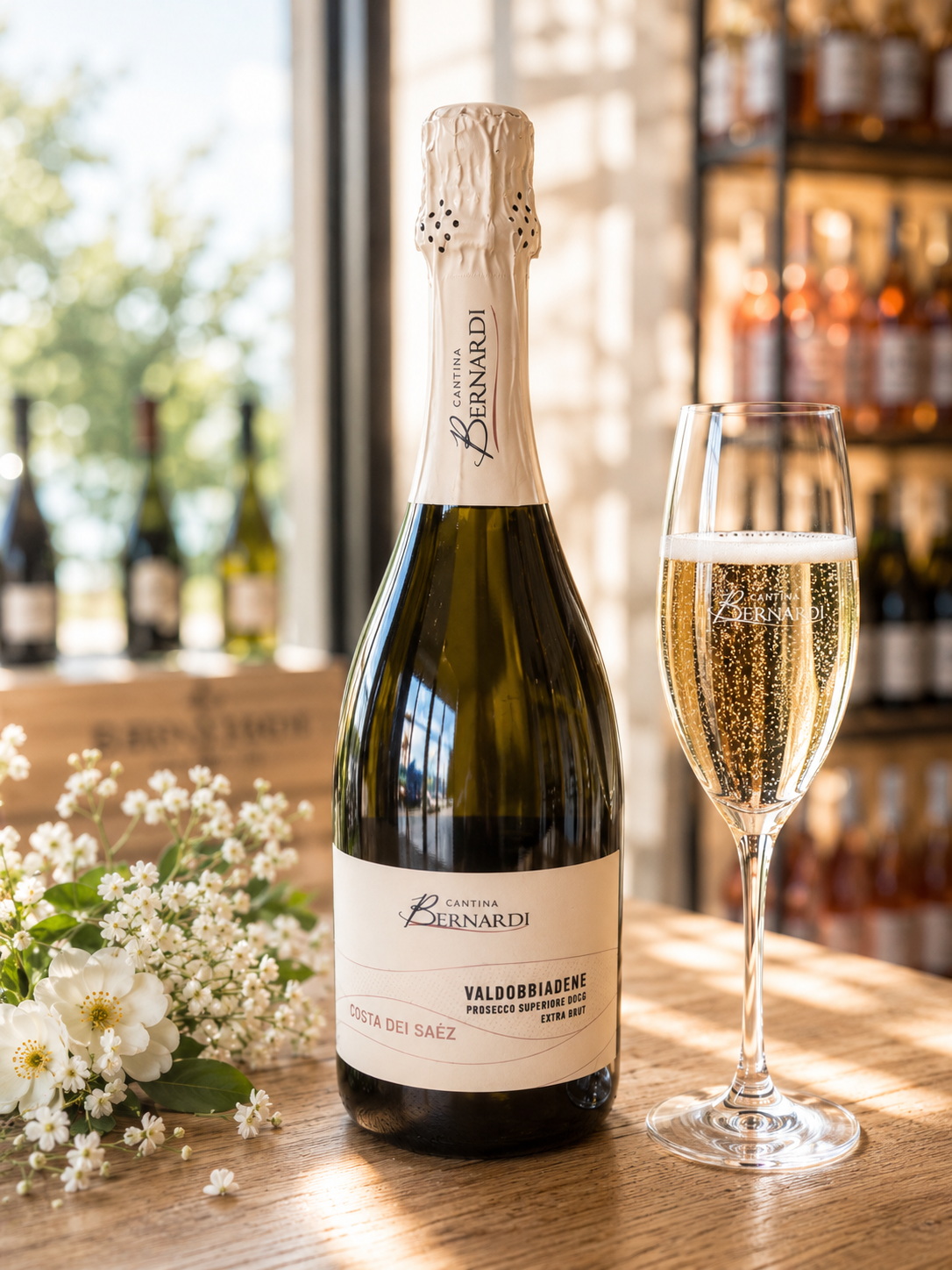 Prosecco Superiore Valdobbiadene DOCG Extra Brut Costa dei Saéz millesimato 2025
