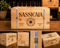 SASSICAIA 2021 – CASSA ORIGINALE IN LEGNO DA 6 BOTTIGLIE REGGETTATA